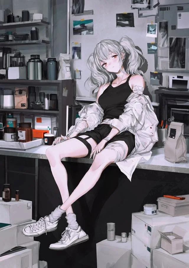 Anime cô gái buồn tạo nên vẻ đẹp đầy cảm xúc và sâu lắng.