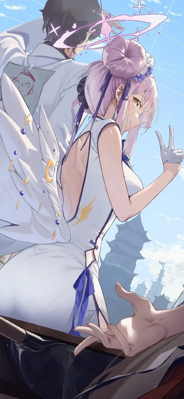 Anime nữ tóc ngắn đeo kính mang đến sự thông minh và cá tính nổi bật.