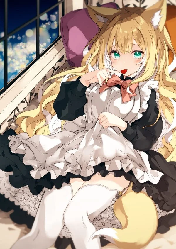 Anime gái đẹp dễ thương với những nét vẽ sắc nét, dễ dàng thu hút sự chú ý.