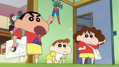 Trải nghiệm hình ảnh sắc nét với hình nền Shin cậu bé bút chì 4K