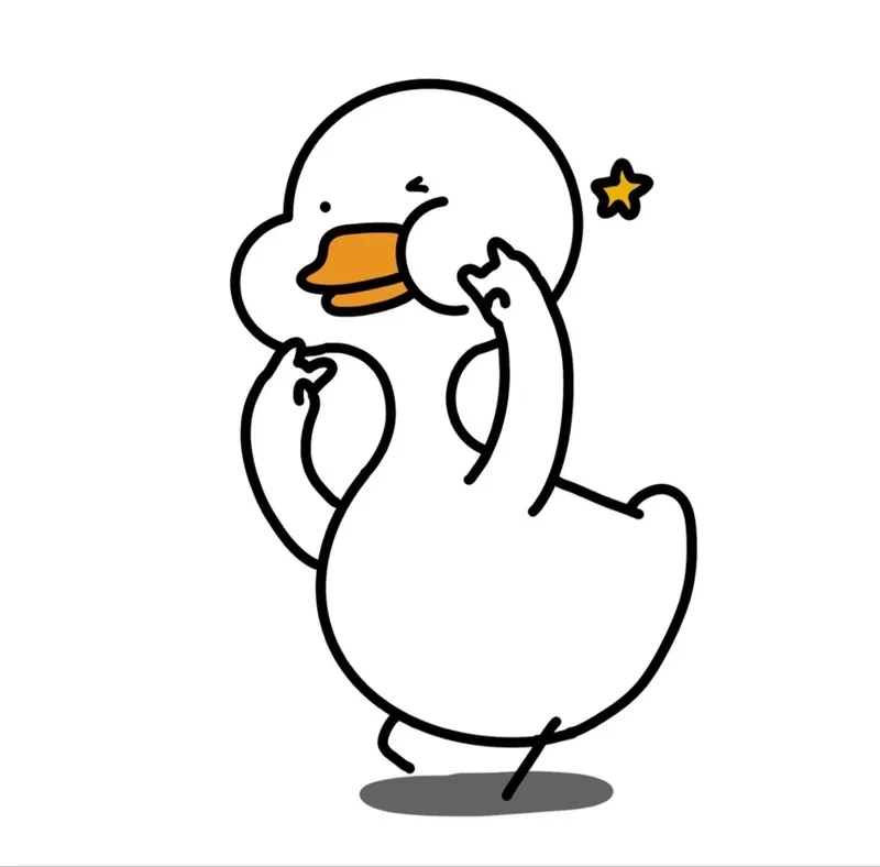 Avatar vịt meme dễ thương, phù hợp mọi phong cách cá nhân.