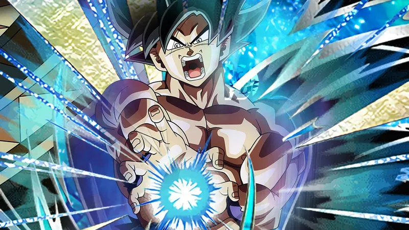 Hình nền điện thoại Goku với chất lượng 3D cực kỳ ấn tượng