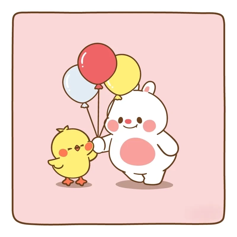Hình ảnh gà meme cute đáng yêu cho ngày vui. 