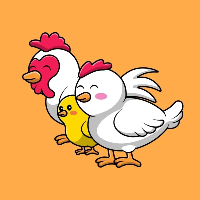 Meme gà con ngộ nghĩnh dành cho fan hài hước. 