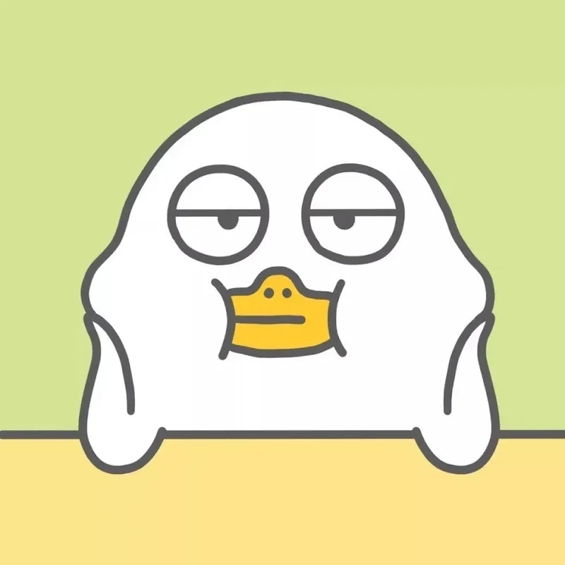 Ảnh meme vịt ngộ nghĩnh, phù hợp cho mọi chủ đề trò chuyện.