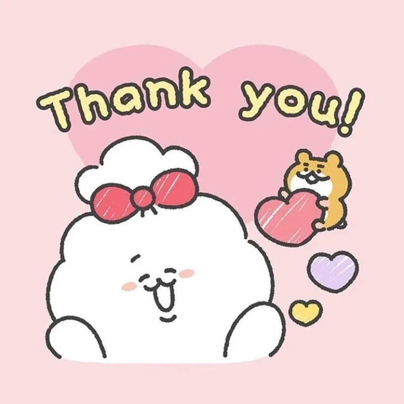 Ảnh thank you meme độc đáo, lan tỏa thông điệp tri ân. 