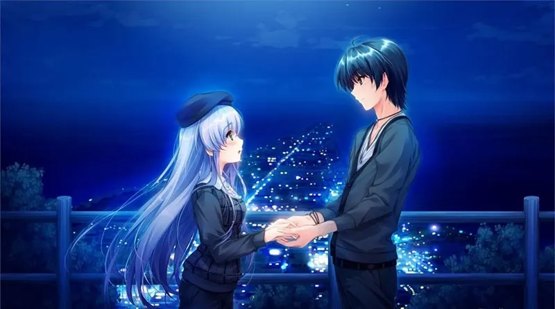 Tải ngay ảnh anime nam nữ đôi lãng mạn, thích hợp làm hình nền tình yêu