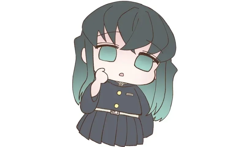Cùng khám phá những bức vẽ Muichiro chibi cute siêu đáng yêu
