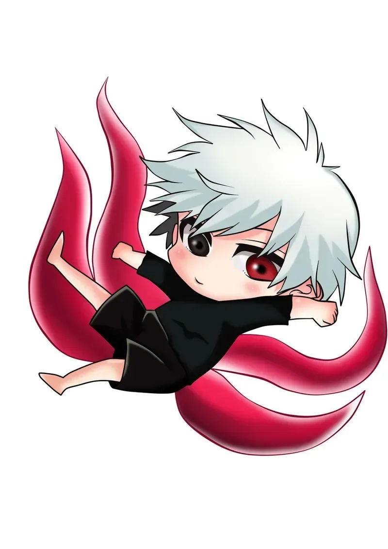 Ảnh đẹp chibi nam được vẽ tinh tế, phù hợp làm hình nền điện thoại