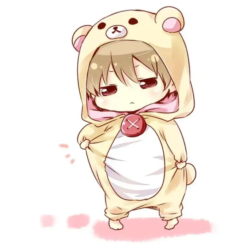 Ảnh chibi nam dễ thương với phong cách tinh nghịch và cuốn hút