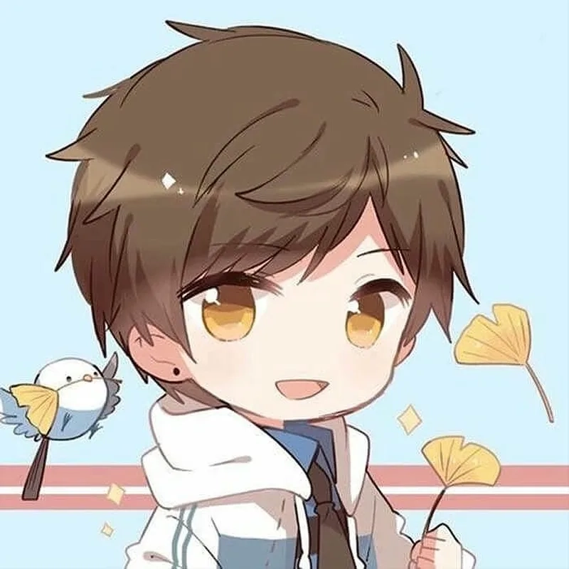 Chibi nam ngầu với biểu cảm lạnh lùng nhưng vẫn đầy đáng yêu