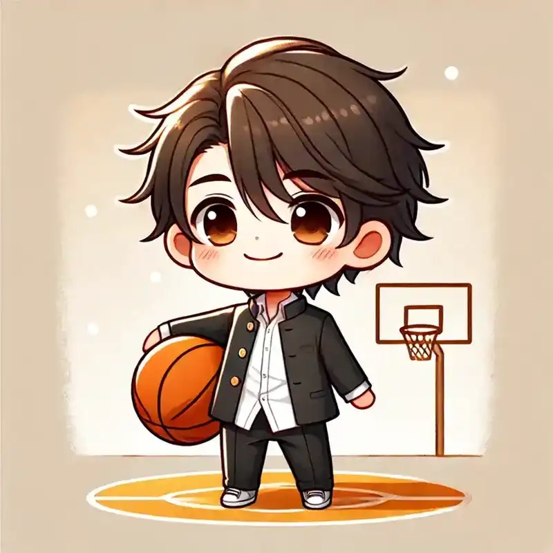 Ảnh chibi nam ngầu đầy phong cách, thích hợp làm avatar cá tính