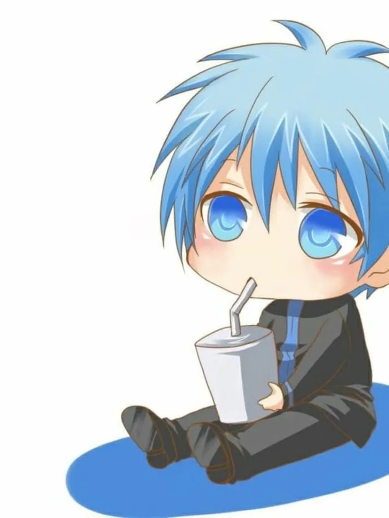 Ảnh học sinh chibi nam dễ thương, gợi nhớ kỷ niệm tuổi học trò