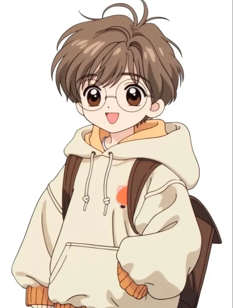 Ảnh cute chibi nam ngộ nghĩnh, dễ dàng sử dụng trên mọi nền tảng