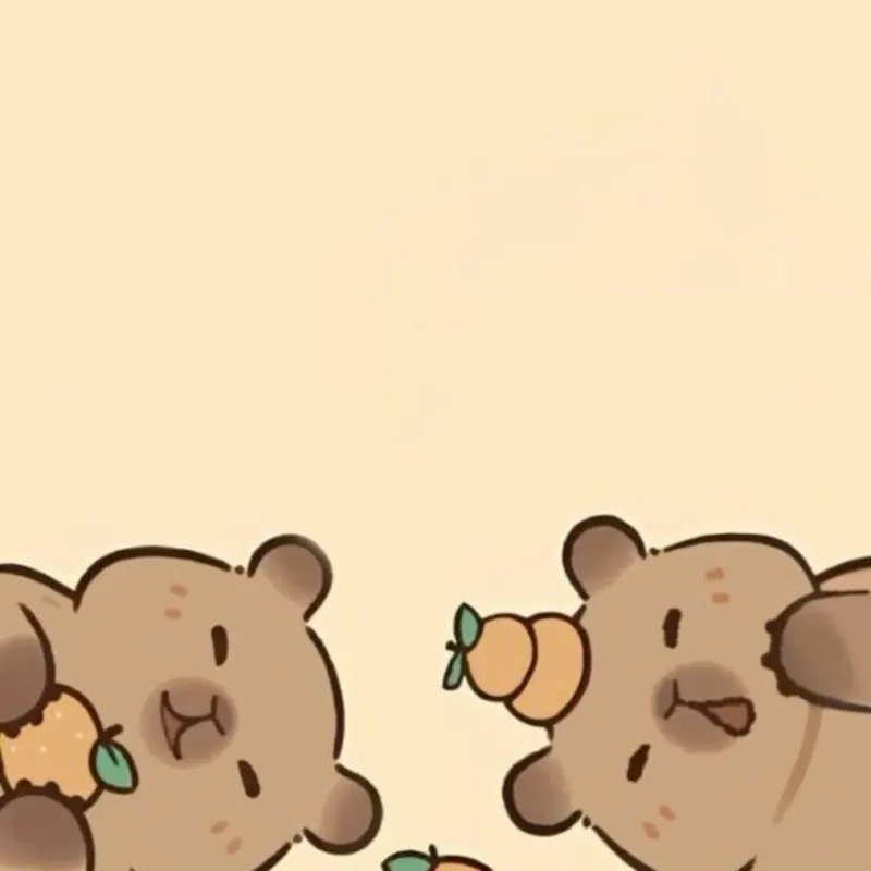 Tải ngay hình nền đẹp 3D cute capybara full HD cực nét