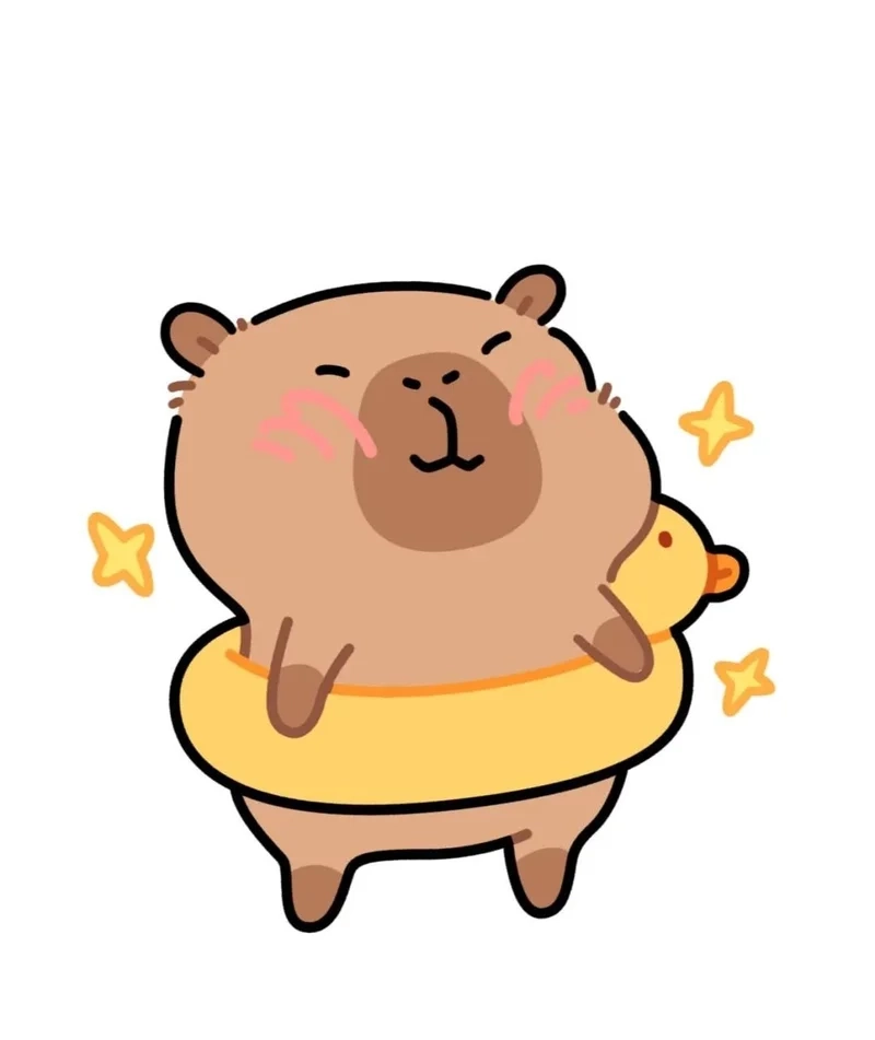 Chọn ngay avatar capybara dễ thương cho phong cách riêng