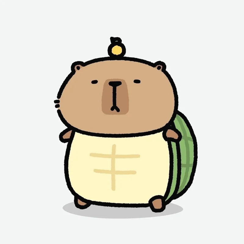 Ngắm nhìn sự ngộ nghĩnh của avatar hình capybara cute