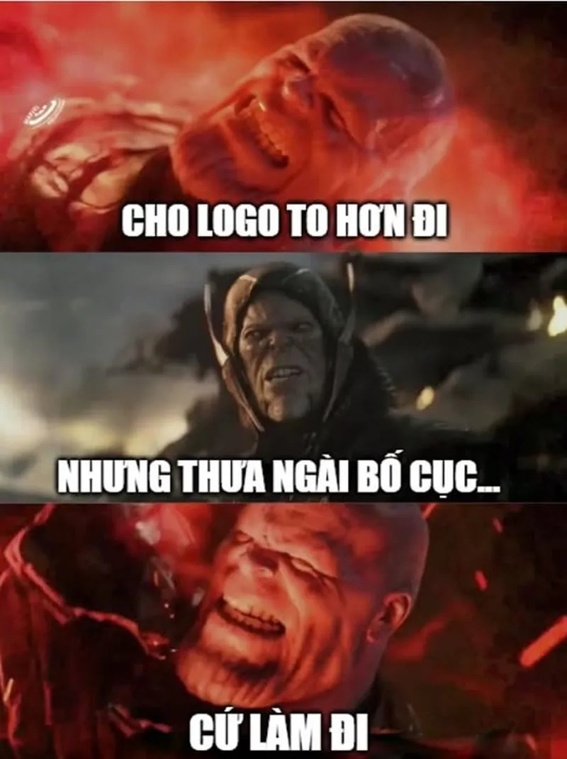 Luôn cười mỗi khi gặp meme cho cái logo to lên