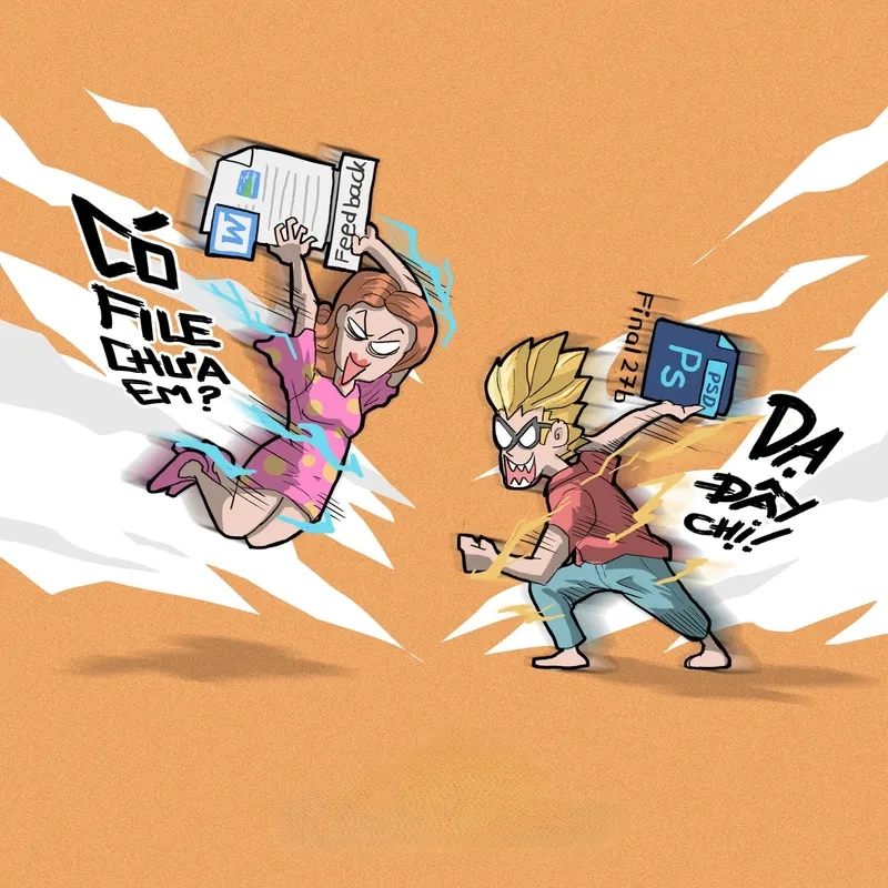 Khách hàng đồng ý là khoảnh khắc đáng nhớ của meme khách hàng chốt file