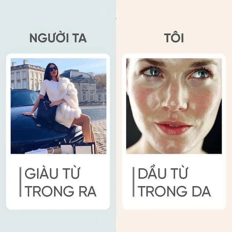 Chia sẻ bí kíp cho meme da khô da dầu cực chất