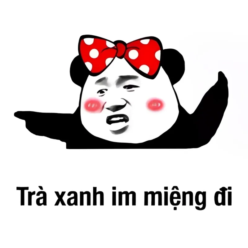 Dở khóc dở cười với loạt meme trà xanh chất chơi