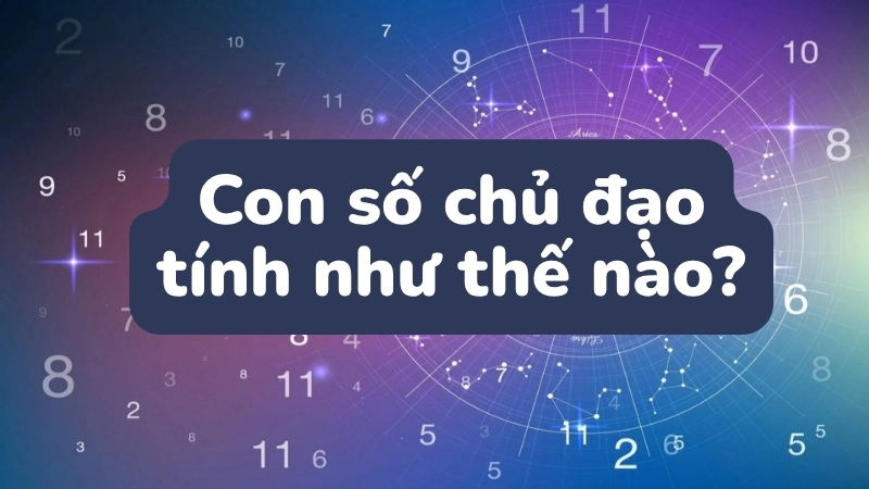 Con số chủ đạo tính như thế nào?