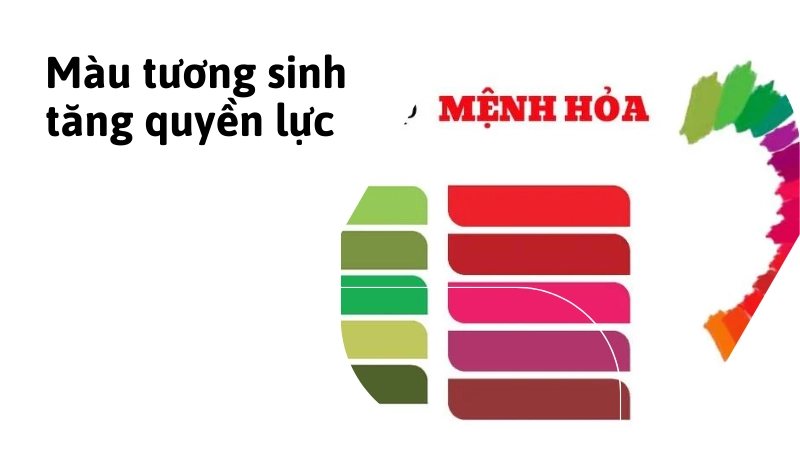 Màu sắc tương sinh mang lại quyền lực cho mệnh hỏa