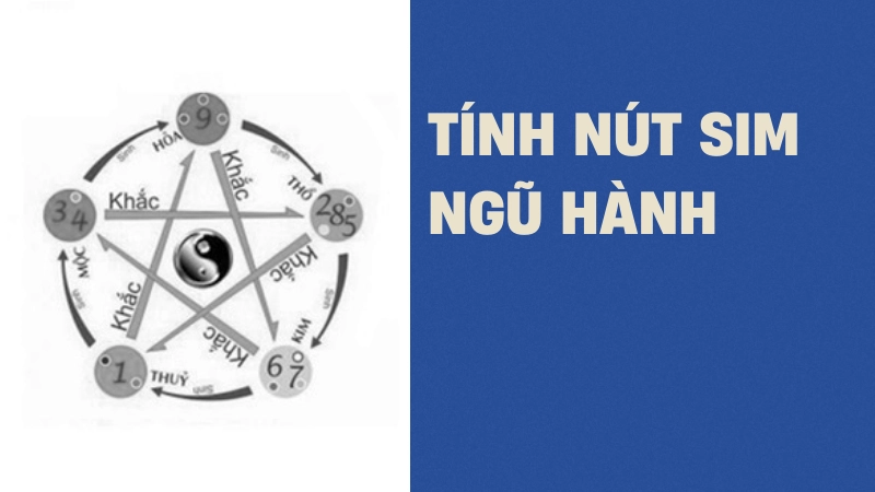 Cách tính nút sim và số đuôi may mắn theo ngũ hành